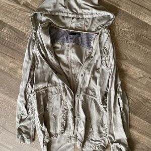 Max Jeans Grey Denim Jacket, Size Medium, Women’s
